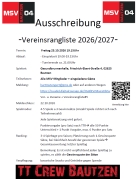 Vereinsrangliste 2026/2027